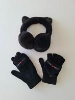 Oorverwarmers + handschoenen, Kinderen en Baby's, Kinderkleding | Mutsen, Sjaals en Handschoenen, Ophalen of Verzenden, Zo goed als nieuw