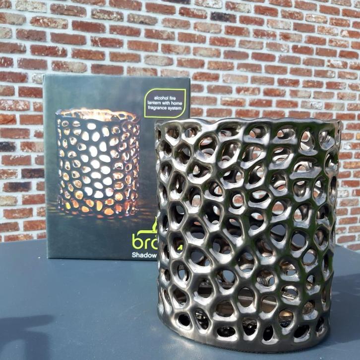 Tafelhaard bio ethanol - Shadow Lantern Brasa, Huis en Inrichting, Haarden, Zo goed als nieuw, Overige soorten, Ophalen