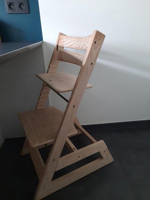 Unieke Tripp Trapp mét verhoger op maat, cf. BoosterMe), Kinderen en Baby's, Kinderstoelen, Gebruikt, Meegroeistoel, Ophalen