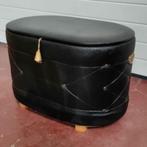 Étui de rangement pour pouf noir vintage = 25 EUR, Comme neuf, Synthétique, Ovale, 50 à 75 cm