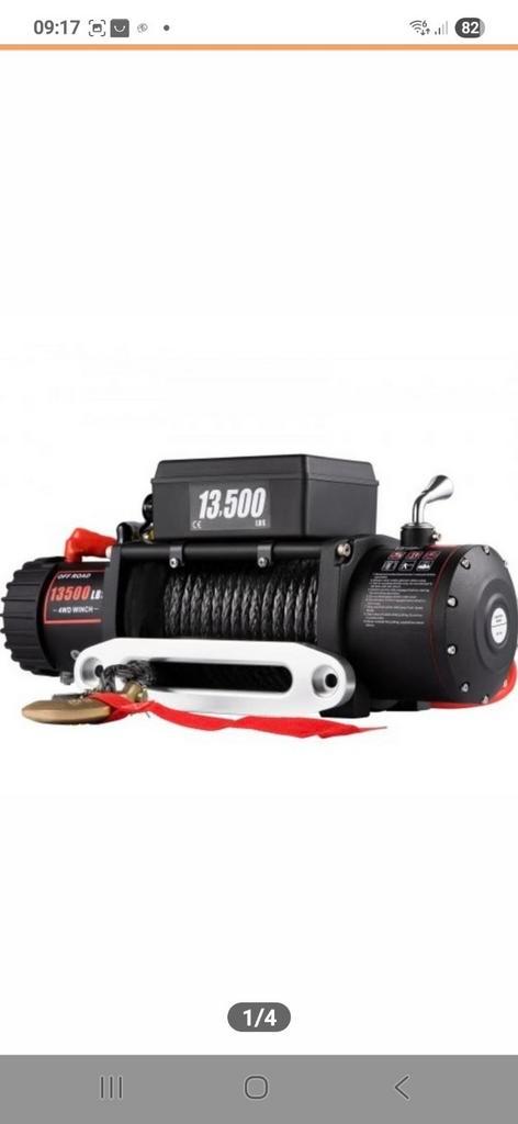 Lier 13500  lbs Nieuw. 12v, Auto diversen, Autogereedschap, Nieuw, Ophalen