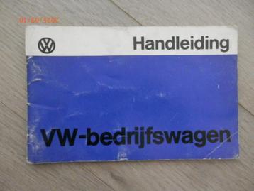 Handledingen voor diverse VW Modellen beschikbaar voor biedingen