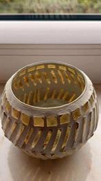 decoratieve kaarsglas/theelichthouder, Ophalen of Verzenden, Zo goed als nieuw, Glas