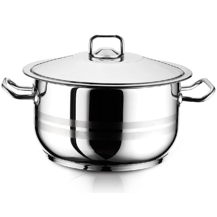 RVS kookpan met deksel, RVS (Evoks) theepot (3,2 L), Huis en Inrichting, Keuken | Potten en Pannen, Nieuw, Inox, Inductieplaat