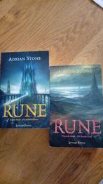 Rune - Adrian Stone - Boek 1 en 2, Ophalen, Gelezen, Adrian Stone