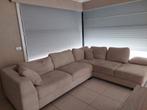 Beige salon, Huis en Inrichting, Ophalen, Gebruikt, Hoekbank, Landelijk