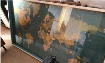 vintage kaart hamburg amerika line hapaG kaart. beschikbaar voor biedingen