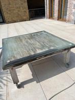 table basse à rénover, Huis en Inrichting, Tafels | Bijzettafels, Gebruikt, 45 tot 60 cm, Hout, Ophalen