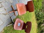 Vintage stoelen, Ophalen, Gebruikt, Twee, Bruin