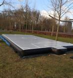 Voetbal Airtrack 10x5,6x0,4, Sport en Fitness, Turnen, Ophalen, Gebruikt, Grijs, Materiaal