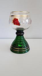 Groot vintage Römer wijnglas met muziek, Rudesheim., Ophalen of Verzenden