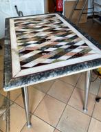 6 Tables horeca en marbre, Maison & Meubles, Tables | Tables d'appoint, Rectangulaire, Enlèvement, Utilisé
