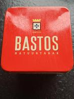 Vintage - boîte à tabac naturelle Bastos en métal, Enlèvement ou Envoi, Utilisé, Boite à tabac ou Emballage