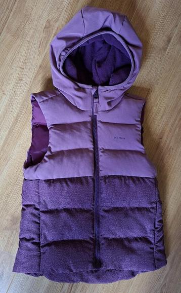 Quechua bordeaux bodywarmer met kap 103-112 beschikbaar voor biedingen