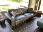 Zetel zwart leder, Ophalen, Nieuw, Leer