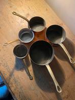 Saucieres en cuivre, Huis en Inrichting, Keuken | Potten en Pannen, Ophalen, Gebruikt, Overige materialen, Pannenset