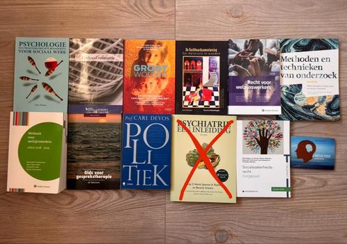 11 Boeken opleiding Sociaal Werk - Maatschappelijk Werk, Boeken, Studieboeken en Cursussen, Gelezen, Hoger Onderwijs, Ophalen of Verzenden
