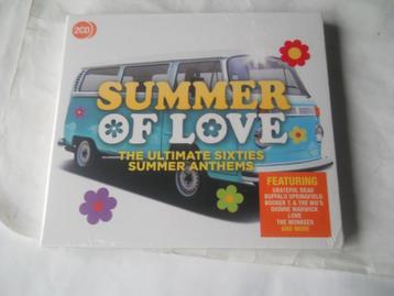 2 CD - SUMMER OF LOVE - SIXTIES - NOUVEAU DANS FOLLIE, Enlèvement ou Envoi, Neuf, dans son emballage, Pop