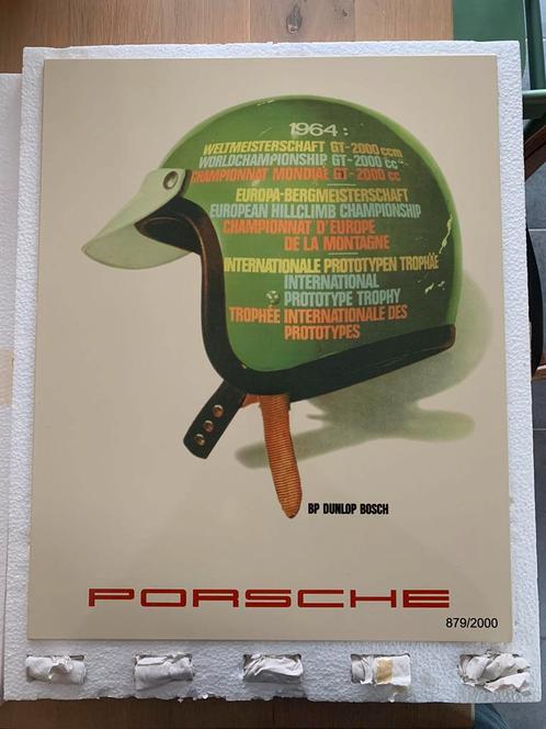 Porsche - Tableau magnétique numéroté, Collections, Marques automobiles, Motos & Formules 1, Neuf