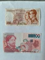 Set Belgische bankbiljetten (100 BEF en 50 BEF), Enlèvement, Série