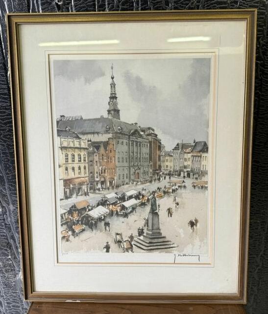 Historisch stadsgezicht ’s-Hertogenbosch Hendrik De Laat, Antiquités & Art, Art | Peinture | Classique, Enlèvement