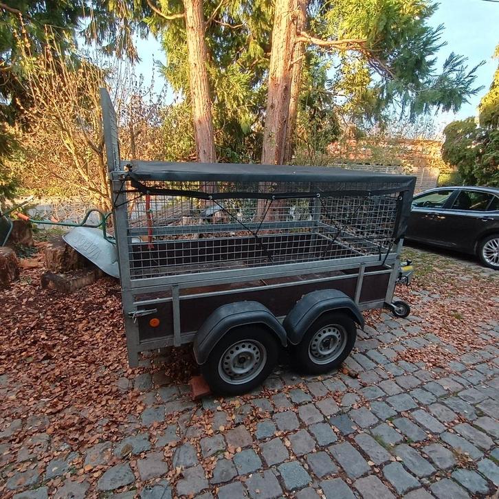 Weytens Dubbel Asser, Auto diversen, Aanhangers en Bagagewagens, Gebruikt, Ophalen