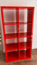 ️ Ikea Kallax Expedit 4x2 boekenkast hoogglans gelakt rood, Huis en Inrichting, Ophalen, Gebruikt