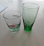 Groen Coca Cola glas en lipton ice tea green glas, Verzamelen, Ophalen, Zo goed als nieuw, Frisdrankglas