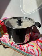 Kookpot 28 cm / 11 liter, Huis en Inrichting, Keuken | Potten en Pannen, Inox, Gebruikt, Inductieplaat, Ophalen