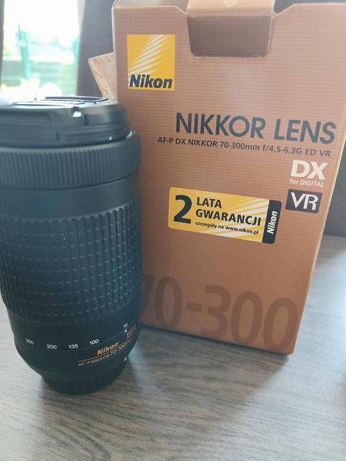 Nikon AF-P DX NIKKOR 70-300mm f/4.5-6.3G ED VR, Audio, Tv en Foto, Foto | Lenzen en Objectieven, Gebruikt, Telelens, Ophalen