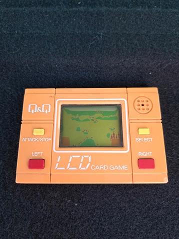 2 vintage elektronische spellen Q&Q LCD-kaartspel. Goed gete beschikbaar voor biedingen