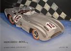 painting Mercedes racer (w196 r monza streamliner ), Antiek en Kunst, Ophalen