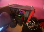 Computer + 2 monitors + logitech g27 + headset, Ophalen, Gebruikt