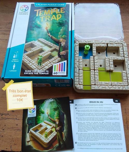 Smart Games Temple Trap - L'aventurier, Kinderen en Baby's, Speelgoed | Educatief en Creatief, Zo goed als nieuw, Ophalen of Verzenden