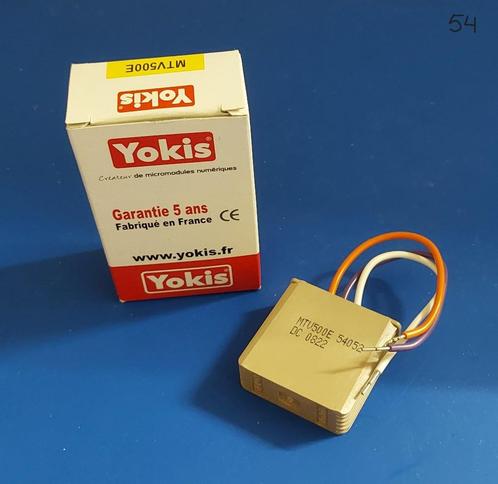 YOKIS MTV500E - Variateur 500W sans fil neutre, Maison & Meubles, Lampes | Autre, Neuf, Enlèvement ou Envoi
