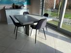 vierkante stevige keukentafel met verlengstuk, Ophalen, Overige materialen, Gebruikt, Vierkant
