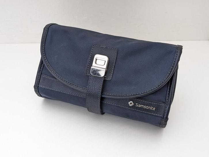 SAMSONITE toilettas „vintage”, Handtassen en Accessoires, Toilettassen, Gebruikt, Heer, Blauw, Ophalen of Verzenden