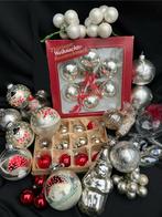Vintage kerstdecoratie, kerstballen, Ophalen of Verzenden, Gebruikt