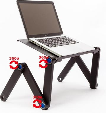 Laptop Tafel | Verstelbaar | Laptopstandaard zwart