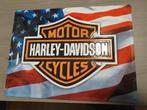 2mooie metalen platen van Harley Davidson, Ophalen of Verzenden