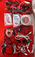 20+ kabels (HDMI, USB, Coax, audio jack, enz.), Ophalen of Verzenden, Zo goed als nieuw, HDMI-kabel