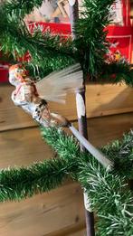 Antiek Kerst ornament. Engel , Spunn glas vleugels., Diversen, Ophalen of Verzenden