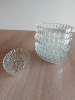 8 glazen schaaltjes, Antiek en Kunst, Ophalen
