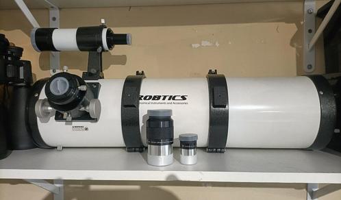 15 cm newton telescoop met zoeker en oculairen, TV, Hi-fi & Vidéo, Matériel d'optique | Télescopes, Comme neuf, Télescope réflecteur (miroirs)