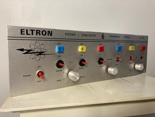Muziekgestuurd lichtorgel Eltron type SD743  Made in Belgium, Antiek en Kunst, Antiek | Tv's en Audio, Ophalen of Verzenden