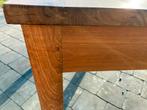 Massief teak bureau 1m25, Huis en Inrichting, Bureaus, Ophalen, Bureau