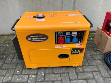 Stroomgroep/generator Diesel 9500w 11.9kva nieuw gratis bezo