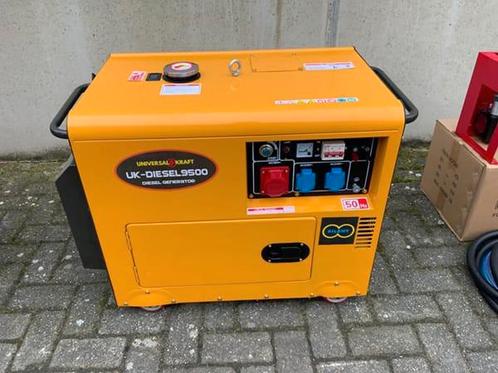 Stroomgroep/generator Diesel 9500w 11.9kva nieuw gratis bezo, Doe-het-zelf en Bouw, Aggregaten, Nieuw, Dieselolie, 10 tot 30 kVA