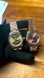 Rolex Day Date Rose Gold Olive/Chocolate Dial, Handtassen en Accessoires, Horloges | Heren, Nieuw, Ophalen of Verzenden, Rolex