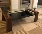 Glass coffe table, 50 à 100 cm, Autres essences de bois, Rectangulaire, 50 à 100 cm
